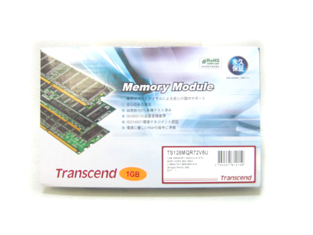 PCメモリ(デスクトップ用)販売　TS128MQR72V8U　Transcend