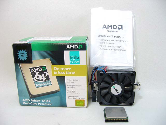 中古CPU販売　Athlon64 X2 3800+ 65W (Windsor)　AMD