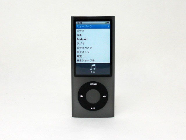 ポータブルプレーヤー新品、未使用 iPod nano 16G ブラック