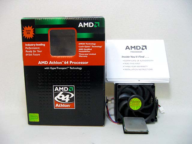 中古CPU販売　Athlon64 3000+ (Venice 1800MHz)　AMD
